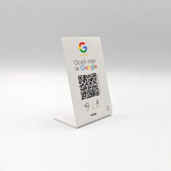 Stand NFC Personalizowany Oceń nas na Google Duży - obrazek 2