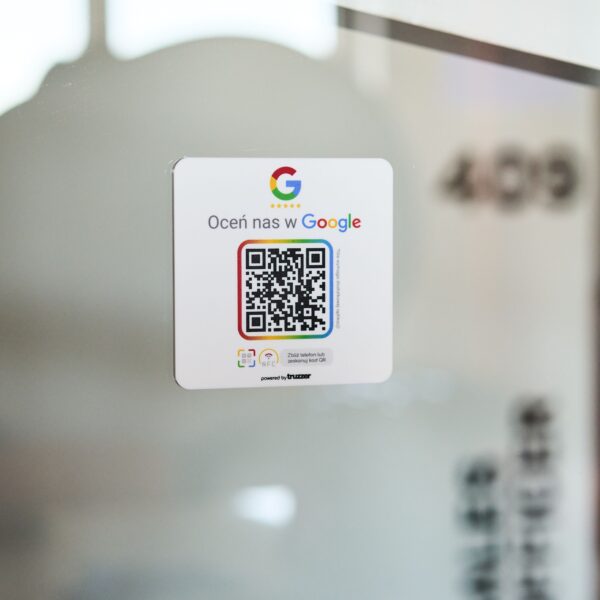 Tabliczka QR + NFC Oceń nas na Google - obrazek 2
